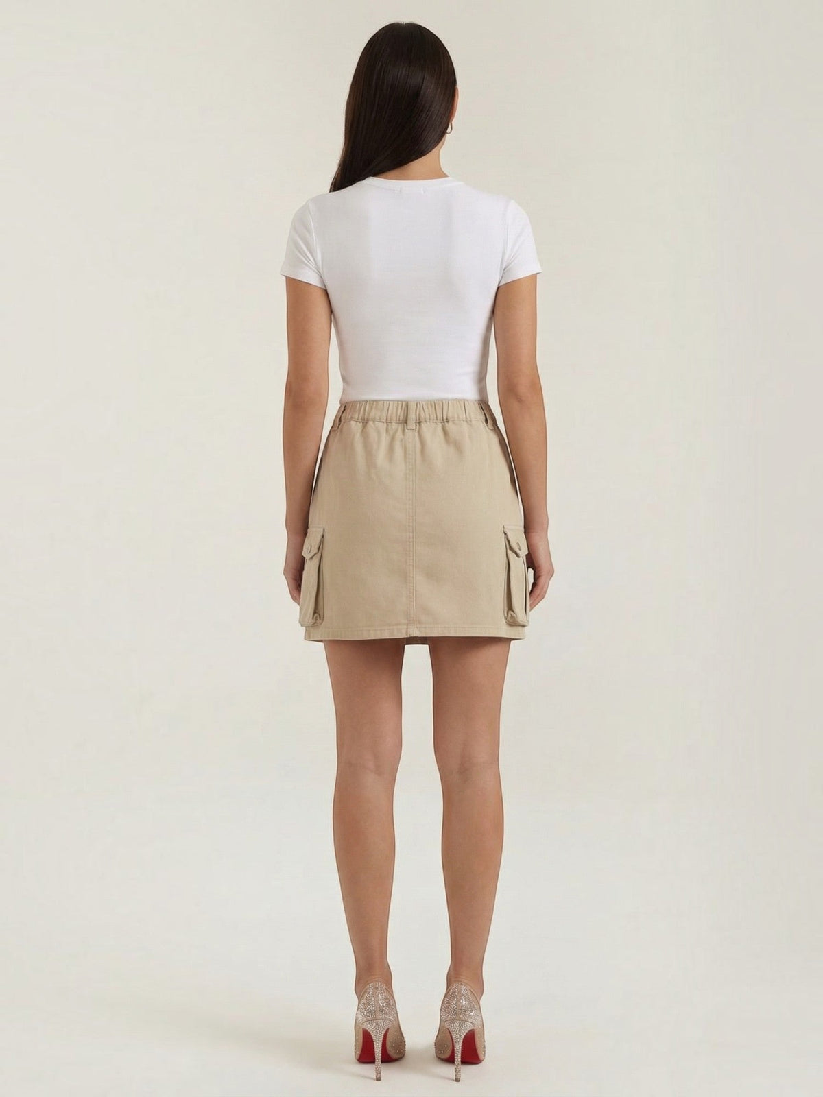Ivy Cotton Cargo Mini Skirt