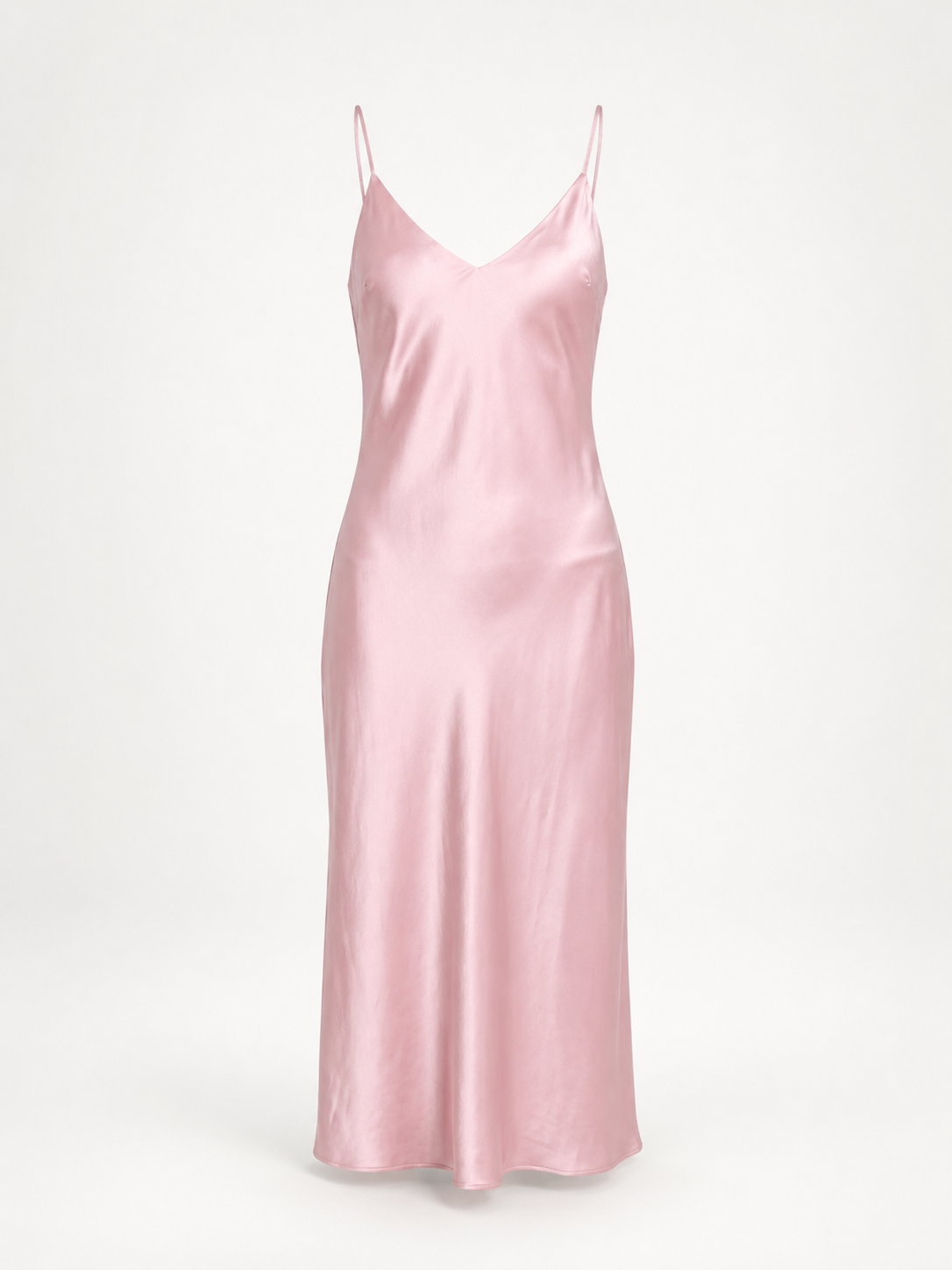 Bianca Bias Cut Shimmer Slip Maxi Dress