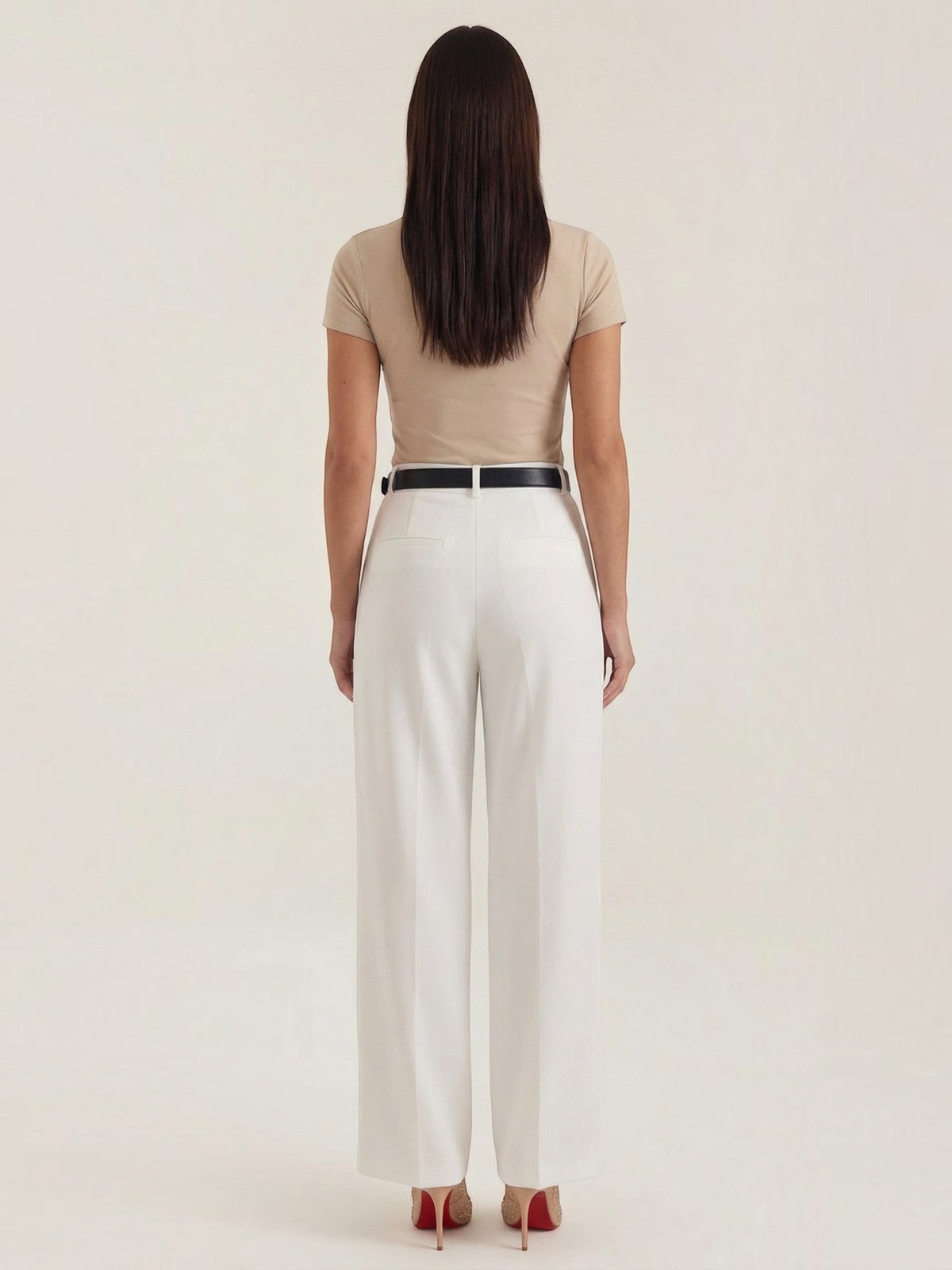 Claire High Waisted Straight Leg Pants