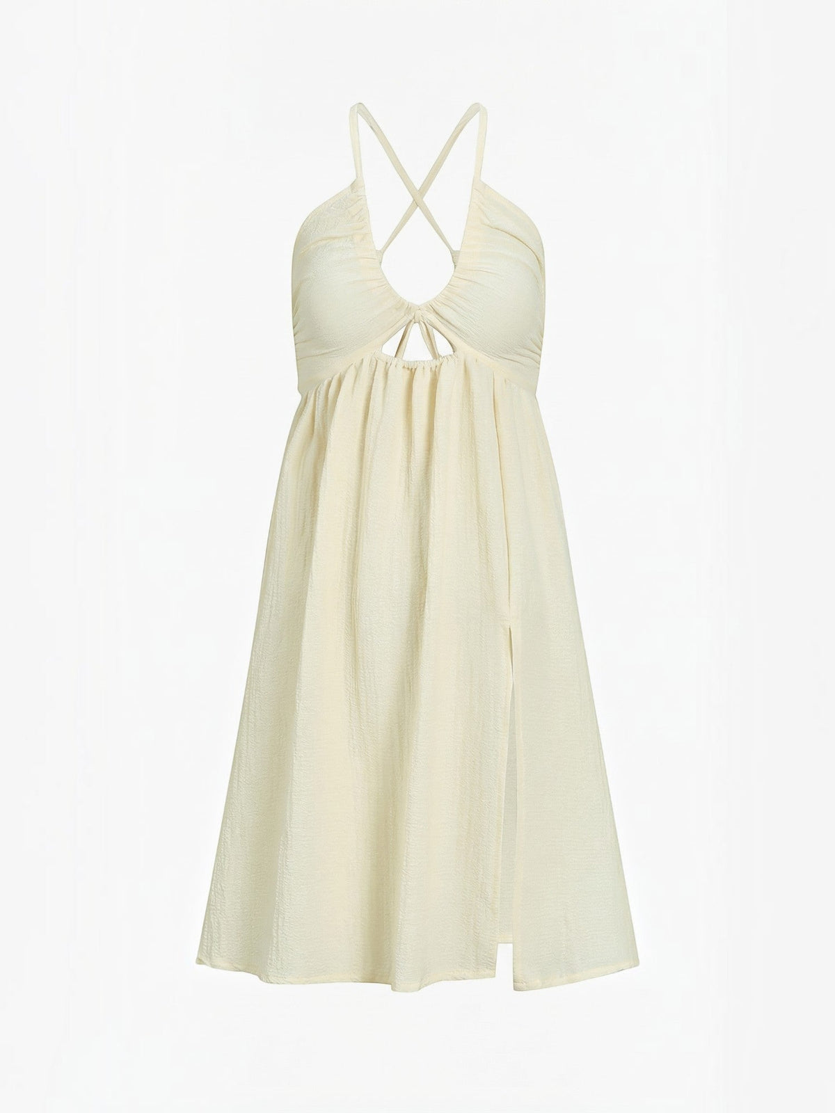 Linda Cut Out Halter Neck Midi Dress