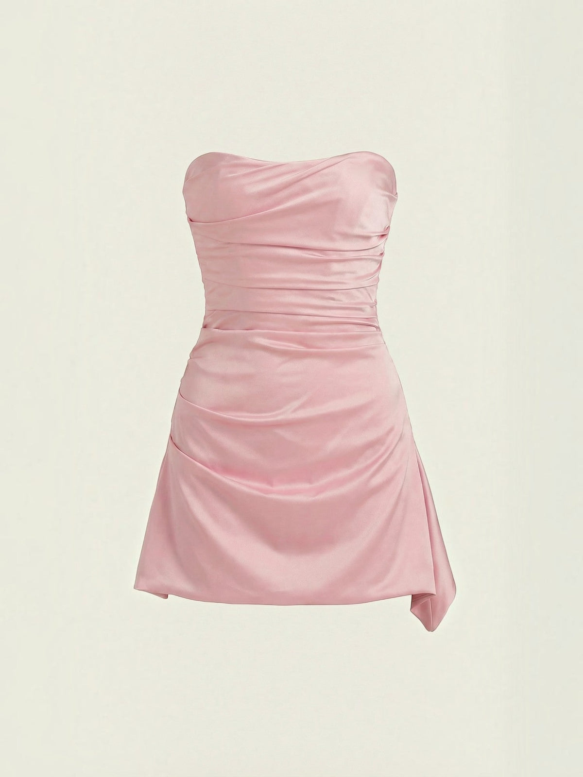 Genevieve Strapless Ruched Mini Dress