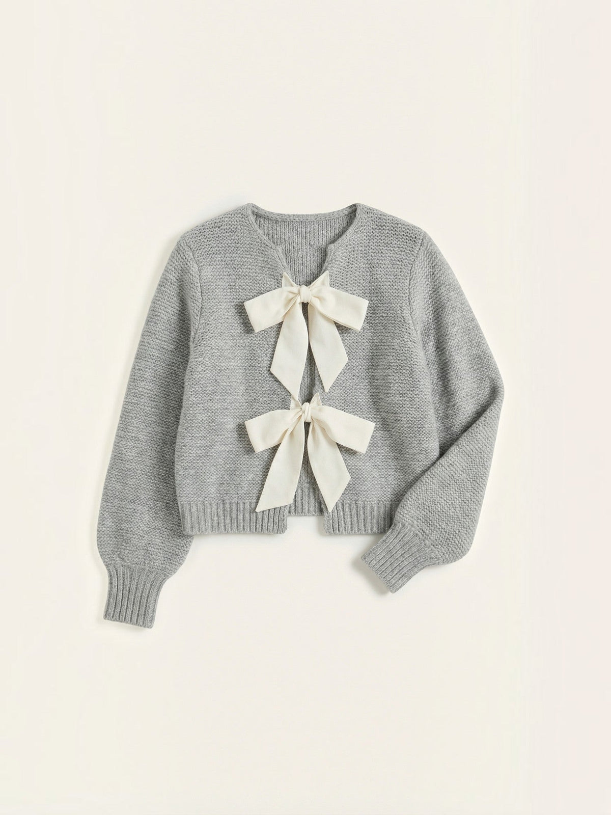Cynthia Bow Tie Knit Cardigan