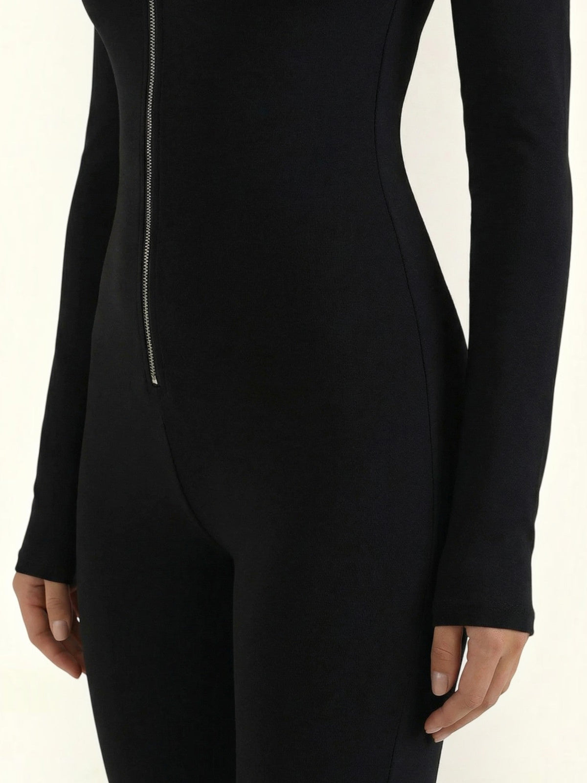 Kerensa Square Neck Long Sleeve Jumpsuit