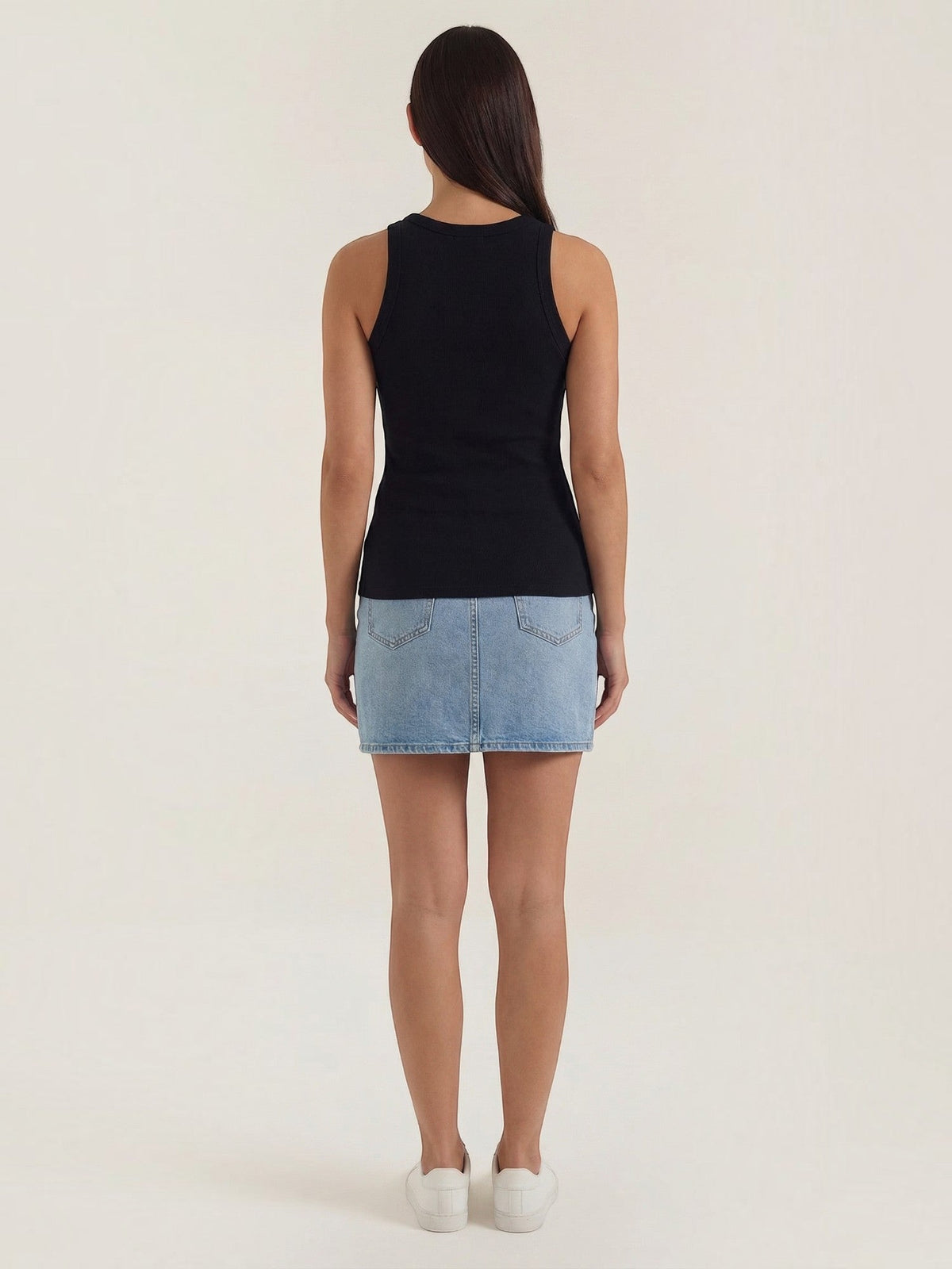 Evangeline Ribbed Racerback Tank Top