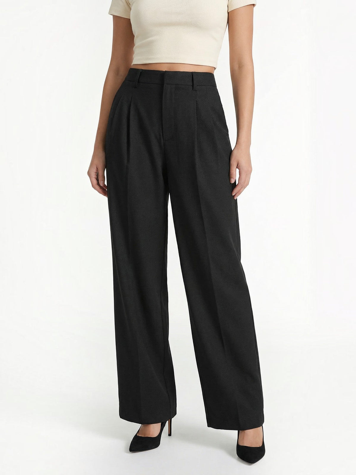 Dorothy Pleated High Waisted Wide Leg Pants