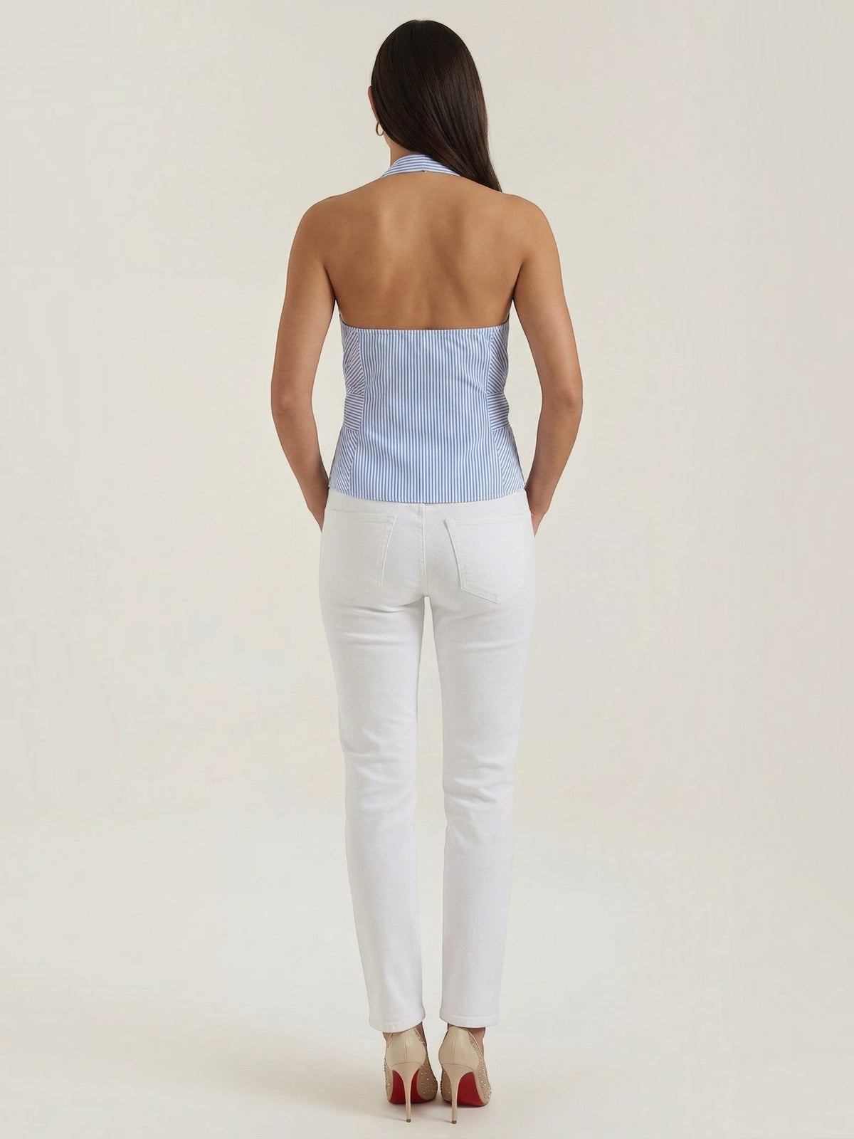 Aveline Bow Front Halter Top