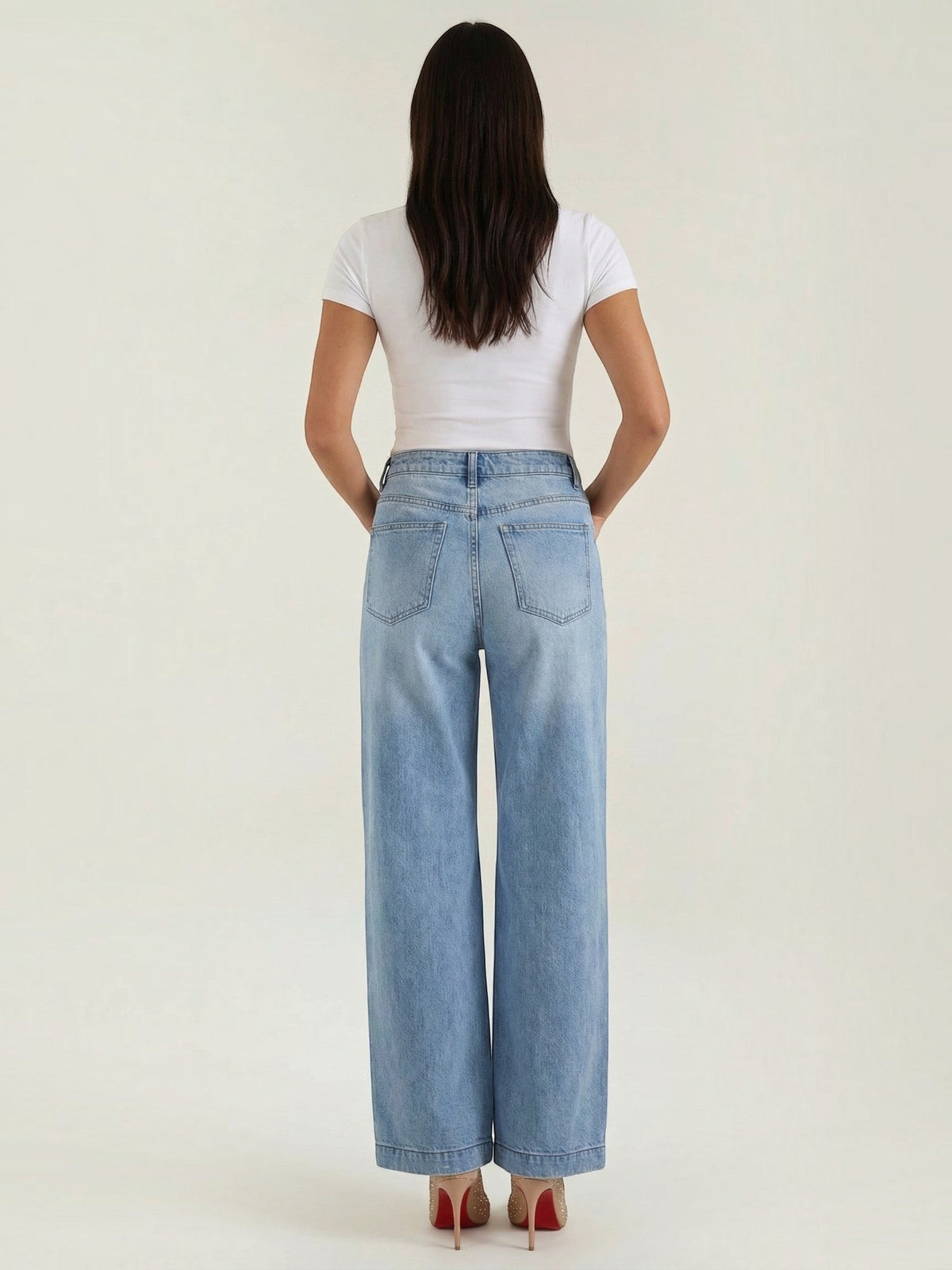 Fiona Light Wash Baggy Jeans