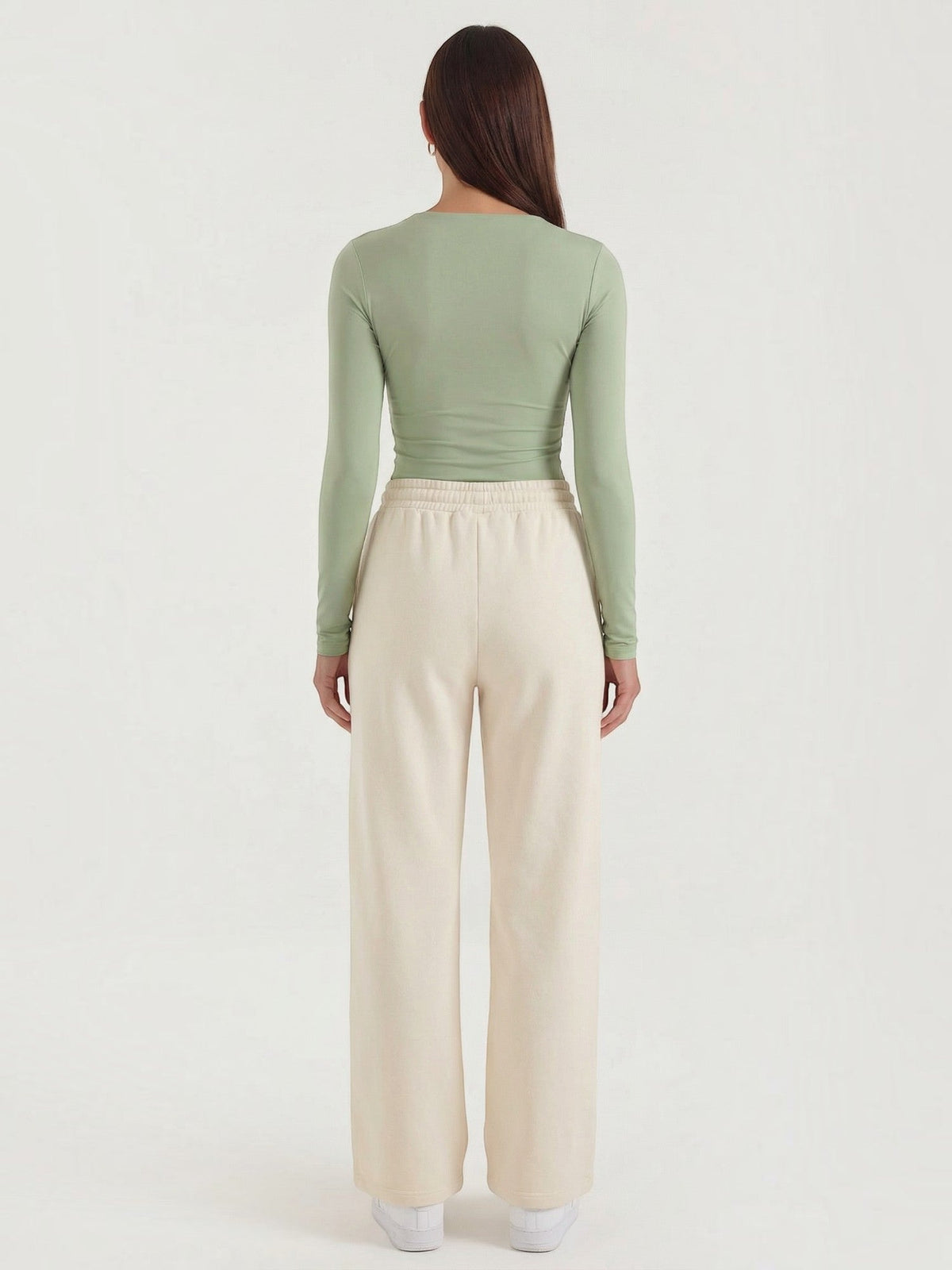 Karen Long Sleeve Cropped Top