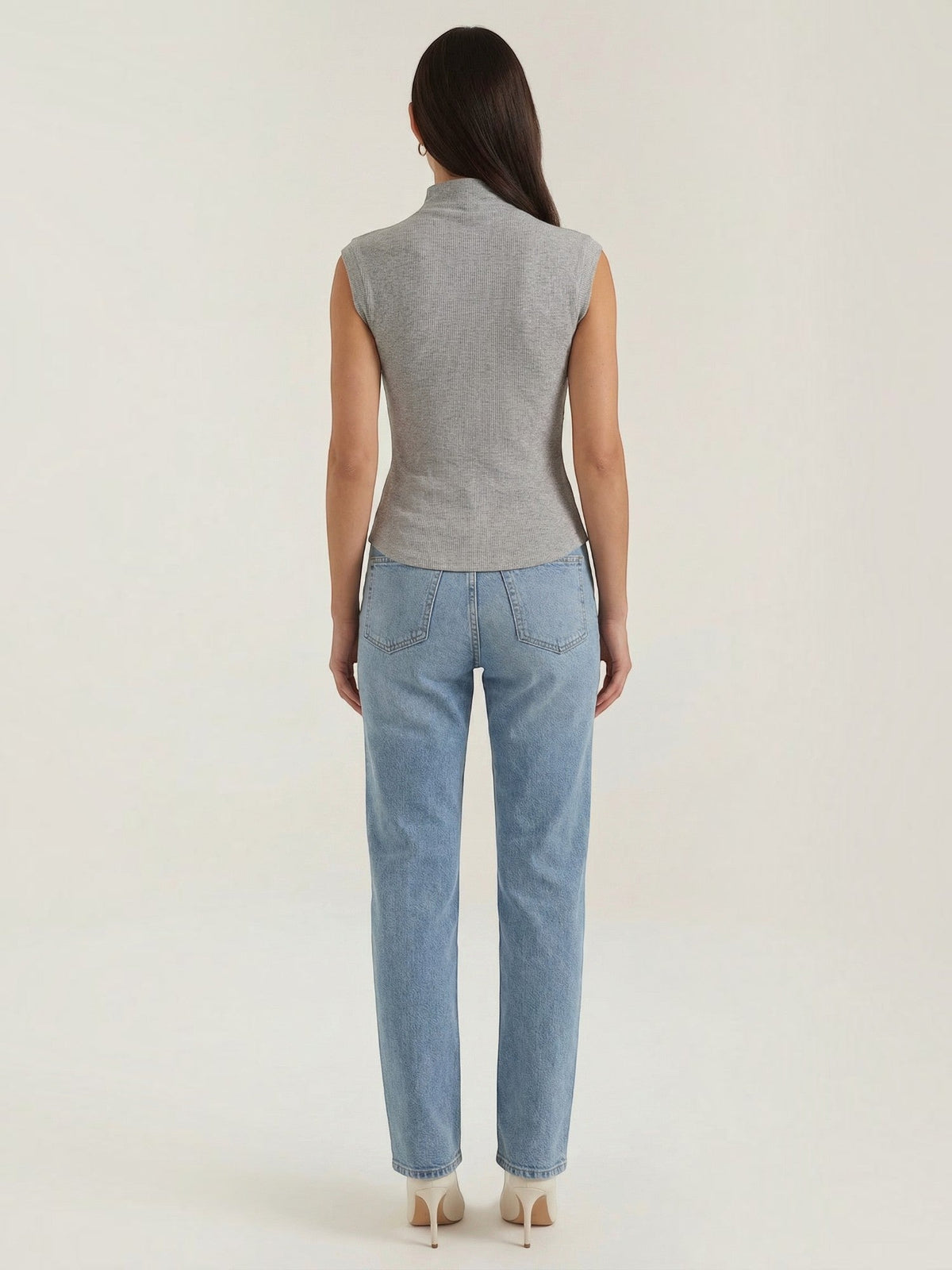 Cassandra Ribbed Turtleneck Top