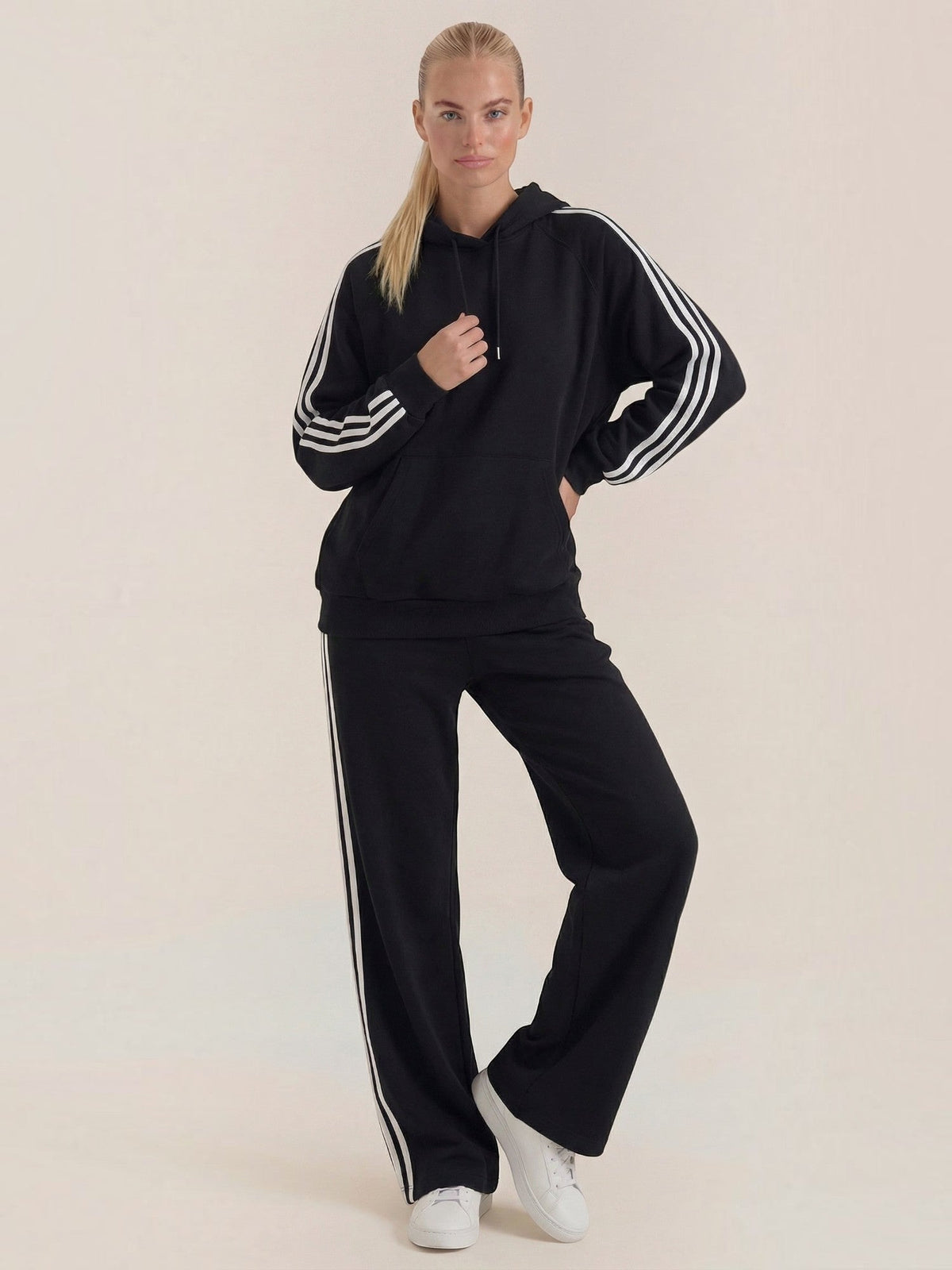 Irma Side Stripe Hoodie and Pants Set