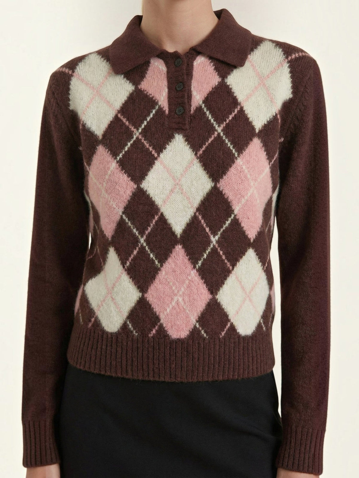 Kristy Argyle Polo Collar Sweater