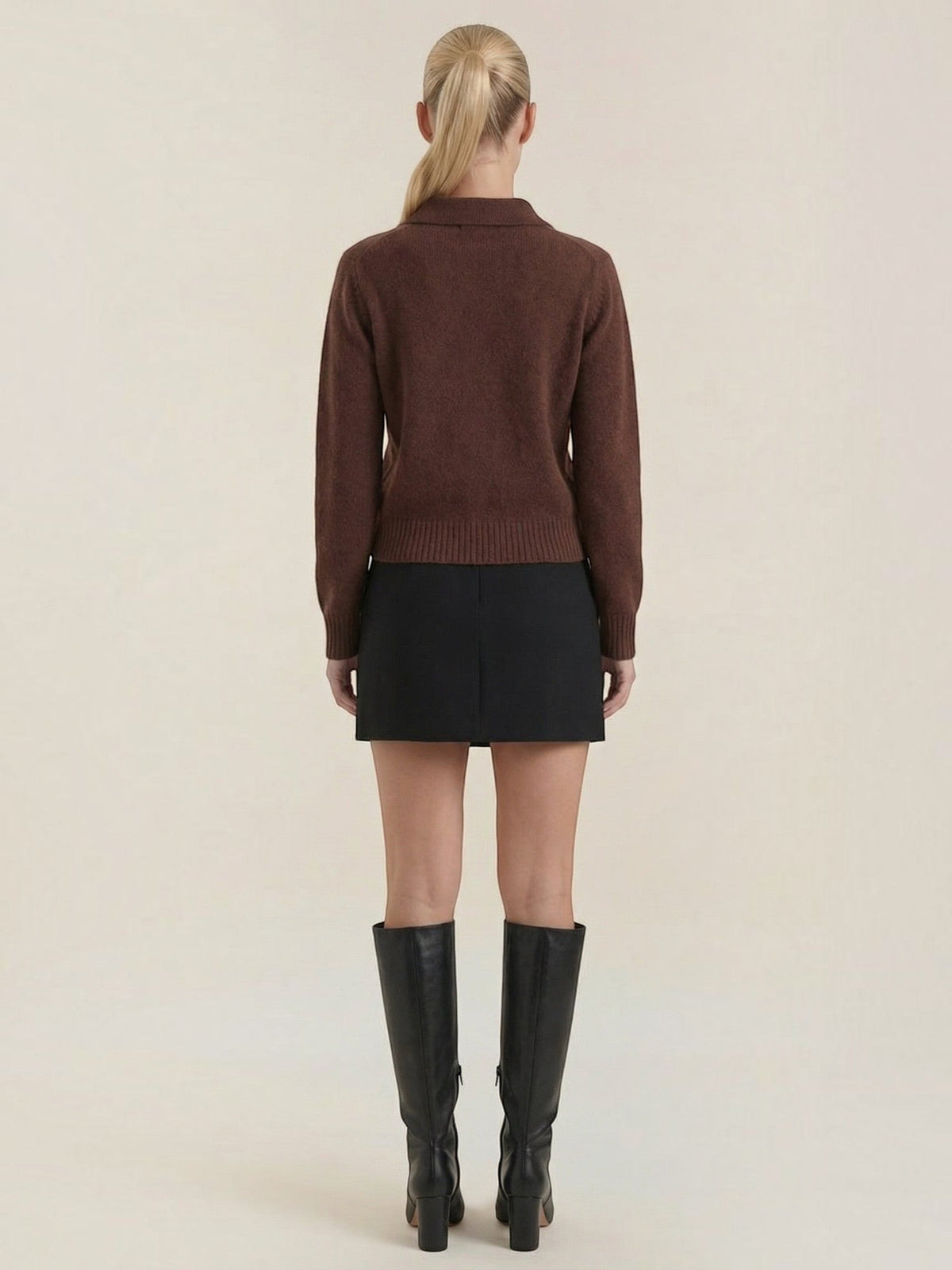 Kristy Argyle Polo Collar Sweater