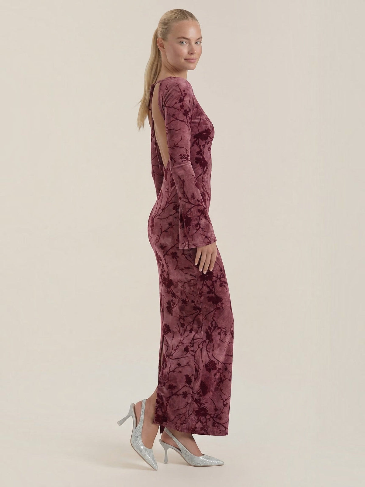 Colleen Long Sleeve Floral Maxi Dress