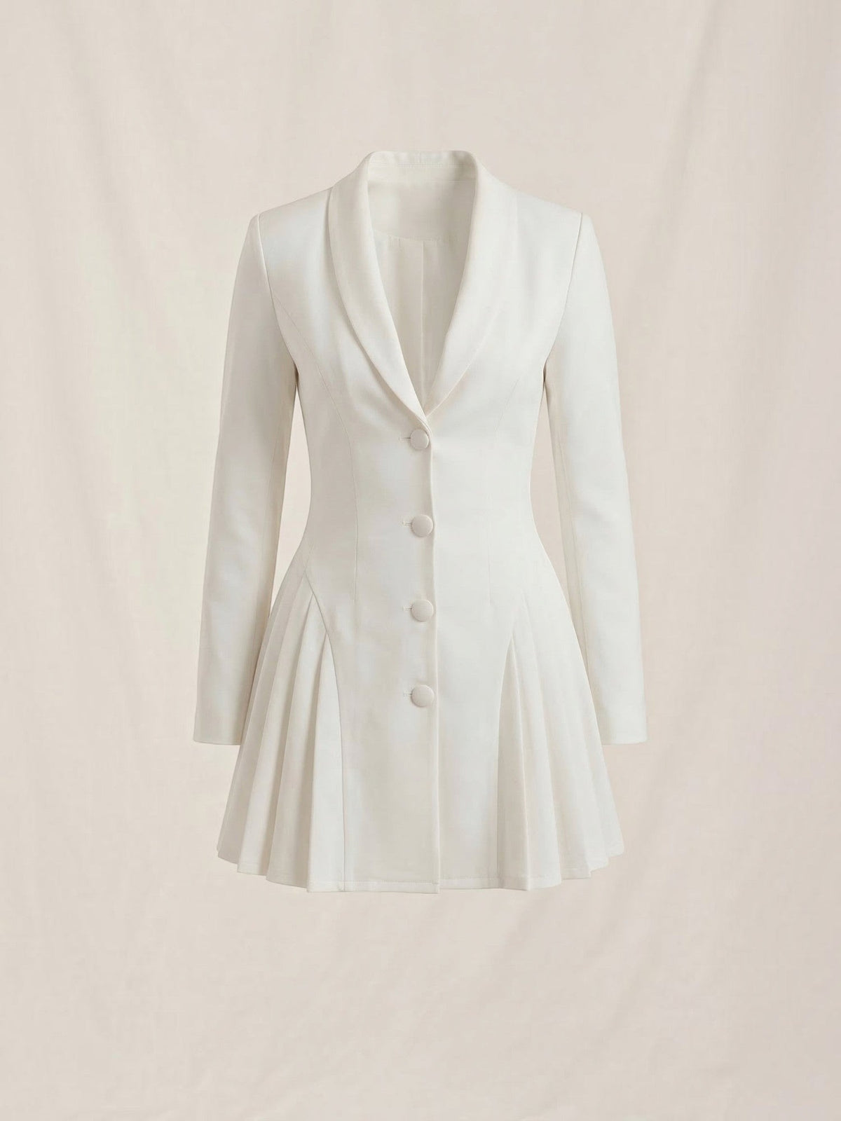 Glenda Pleated Skirt Blazer Mini Dress