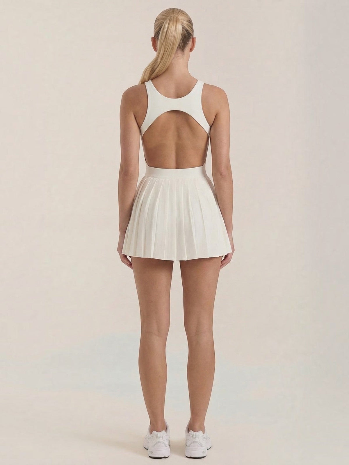 Deirdre Pleated Skirt Tennis Mini Dress