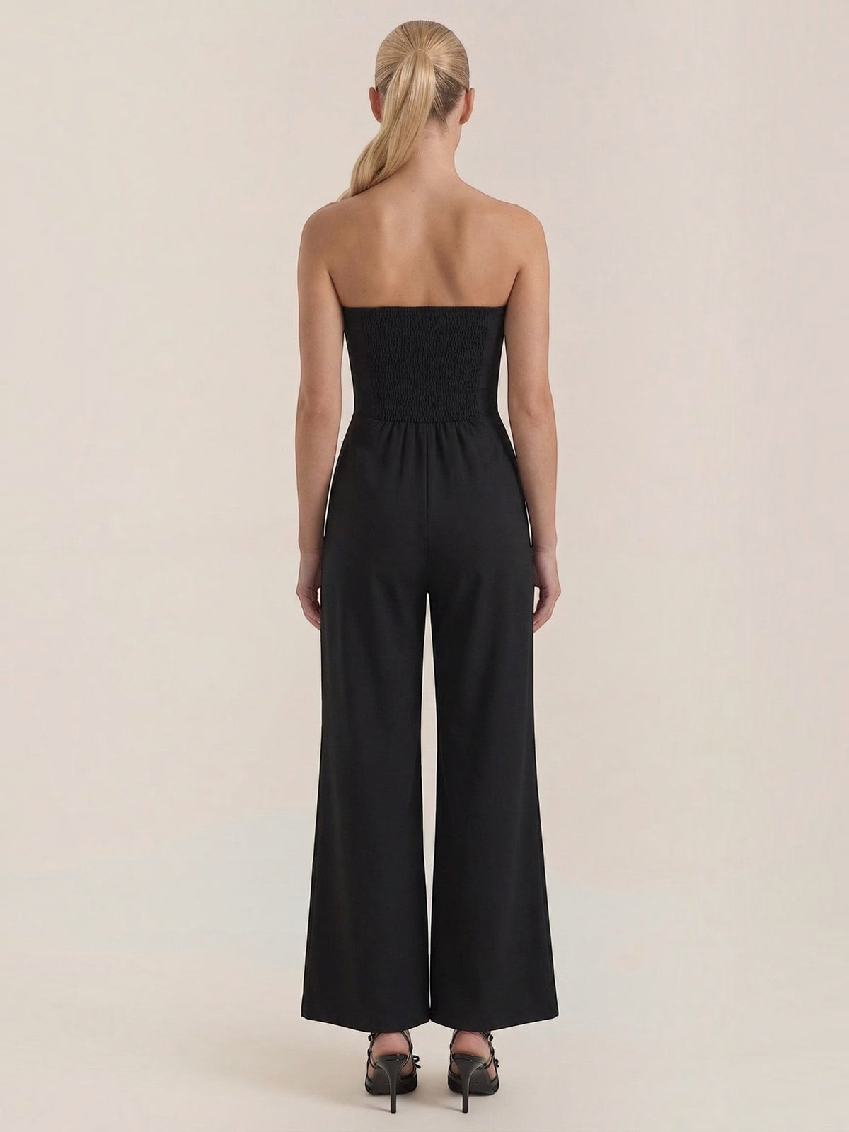 Eliza Strapless Wide Leg Jumpsuit