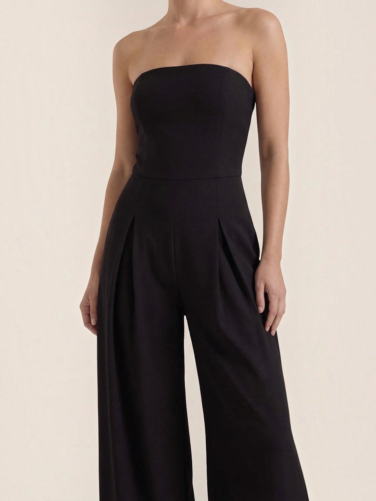 Eliza Strapless Wide Leg Jumpsuit