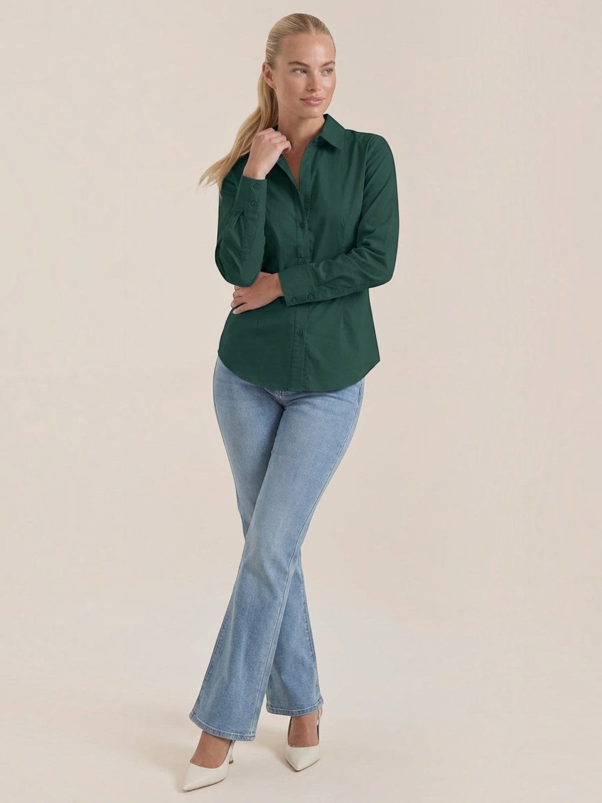 Cornelia Classic Button Up Blouse
