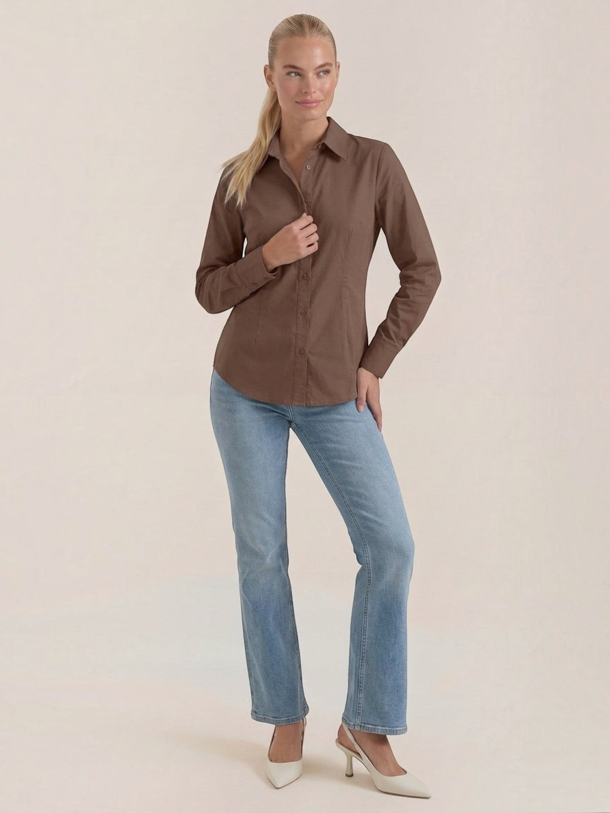 Cornelia Classic Button Up Blouse