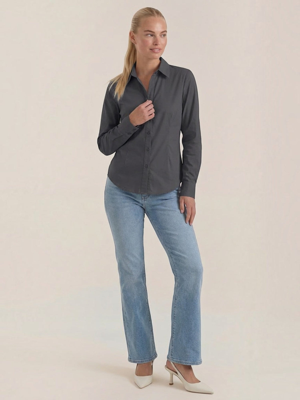Cornelia Classic Button Up Blouse