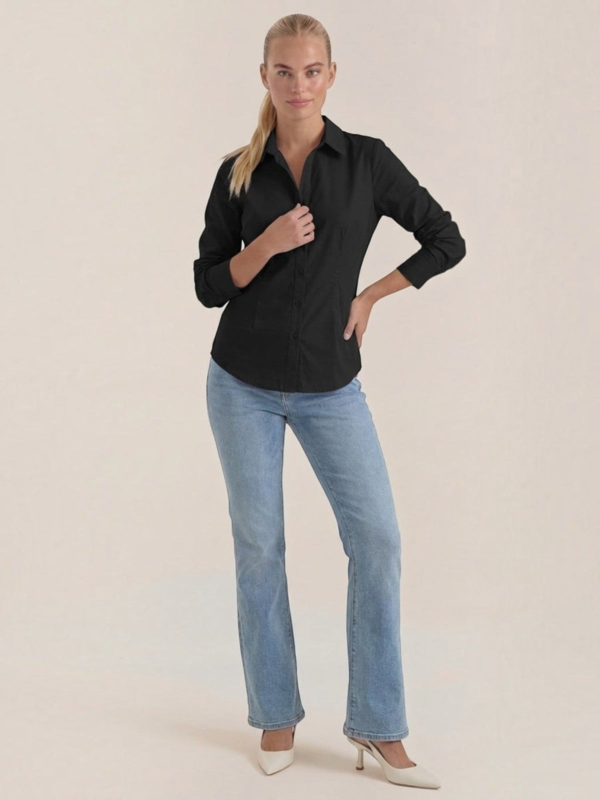 Cornelia Classic Button Up Blouse