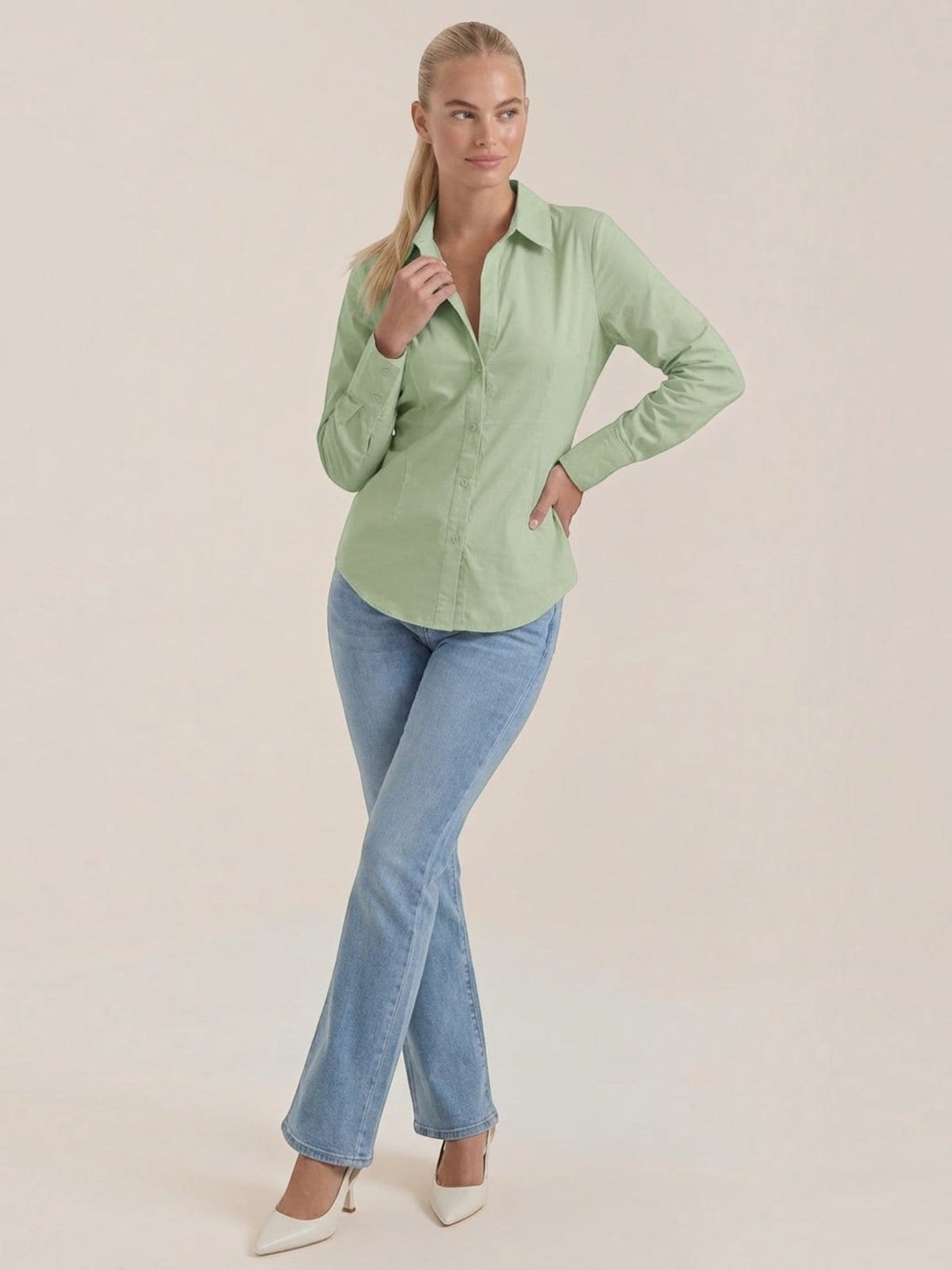 Cornelia Classic Button Up Blouse