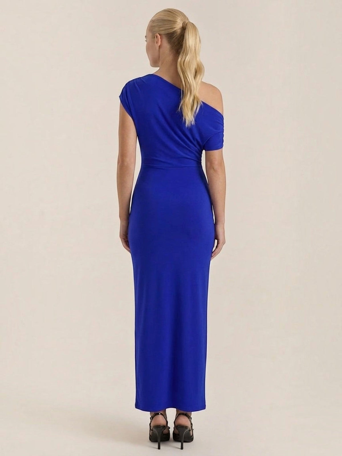 Candice One Shoulder Fitted Maxi Dress