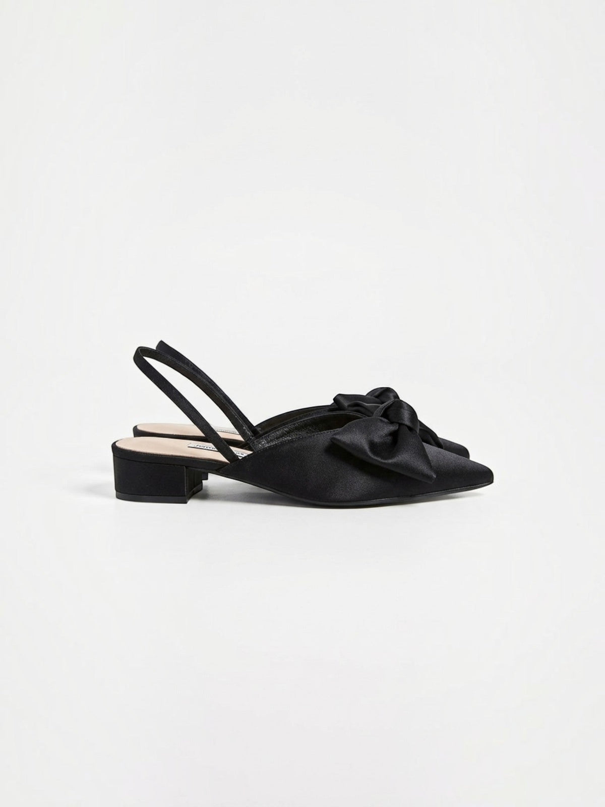 Aveline Bow Slingback Low Heels