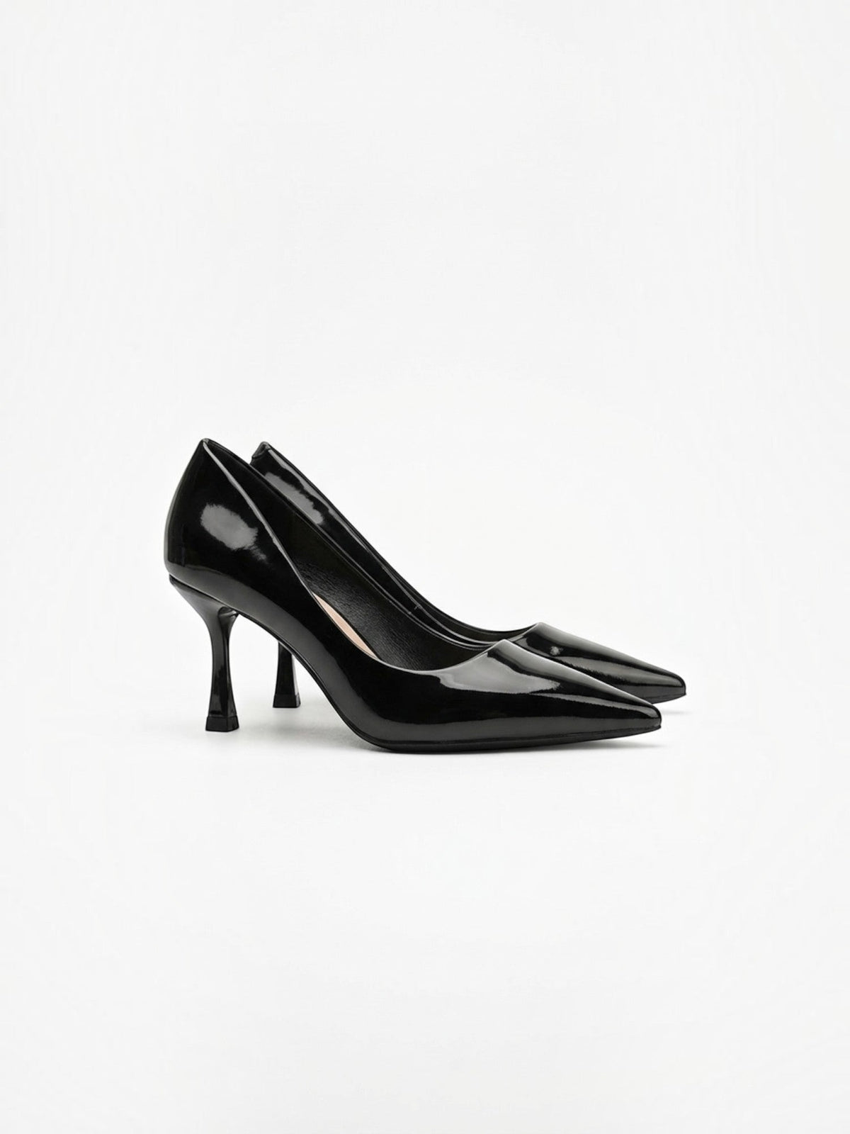 Lucetta Patent Pointed Toe Pumps