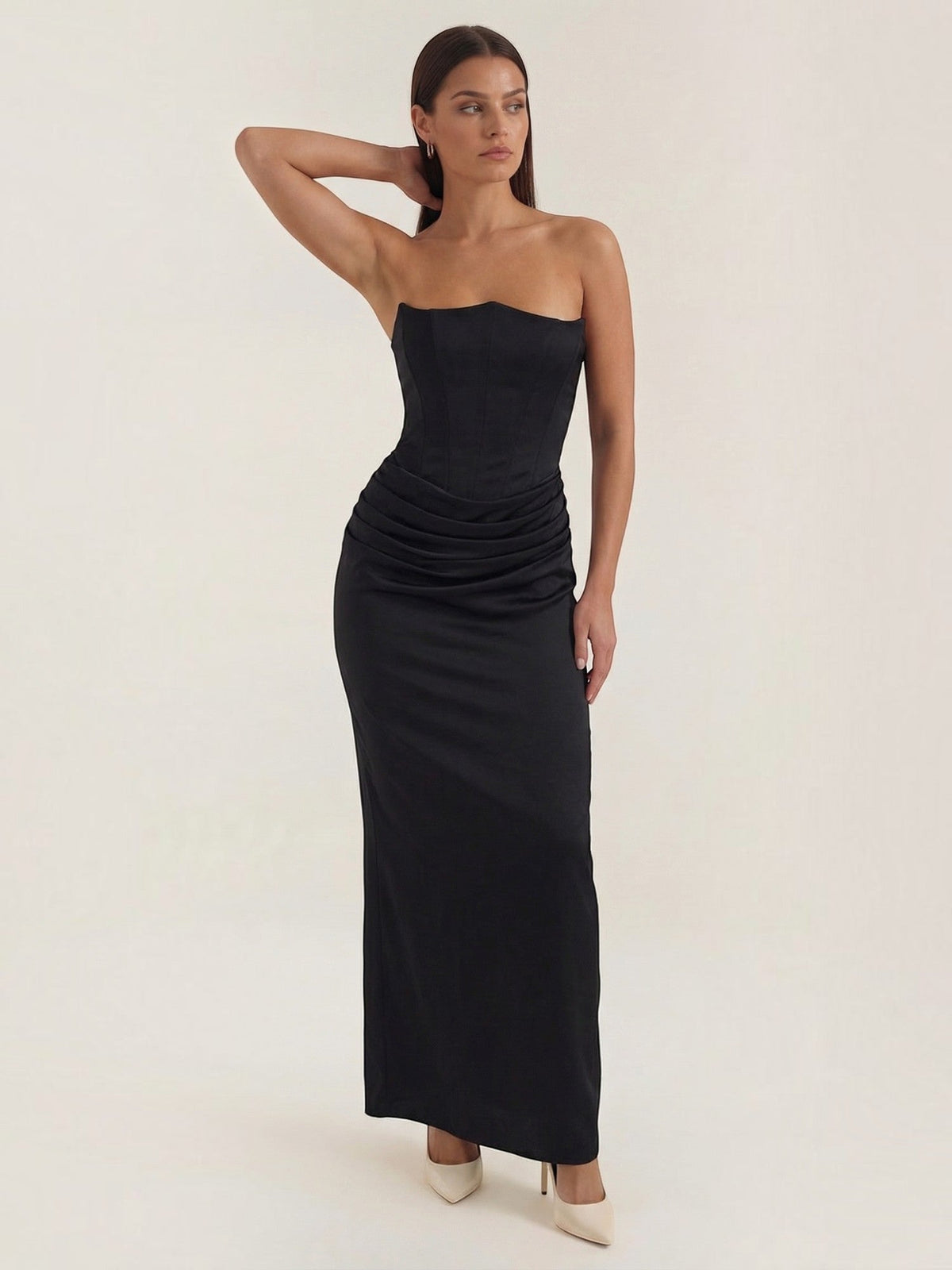 Fiorella Corset Style Bodycon Maxi Dress