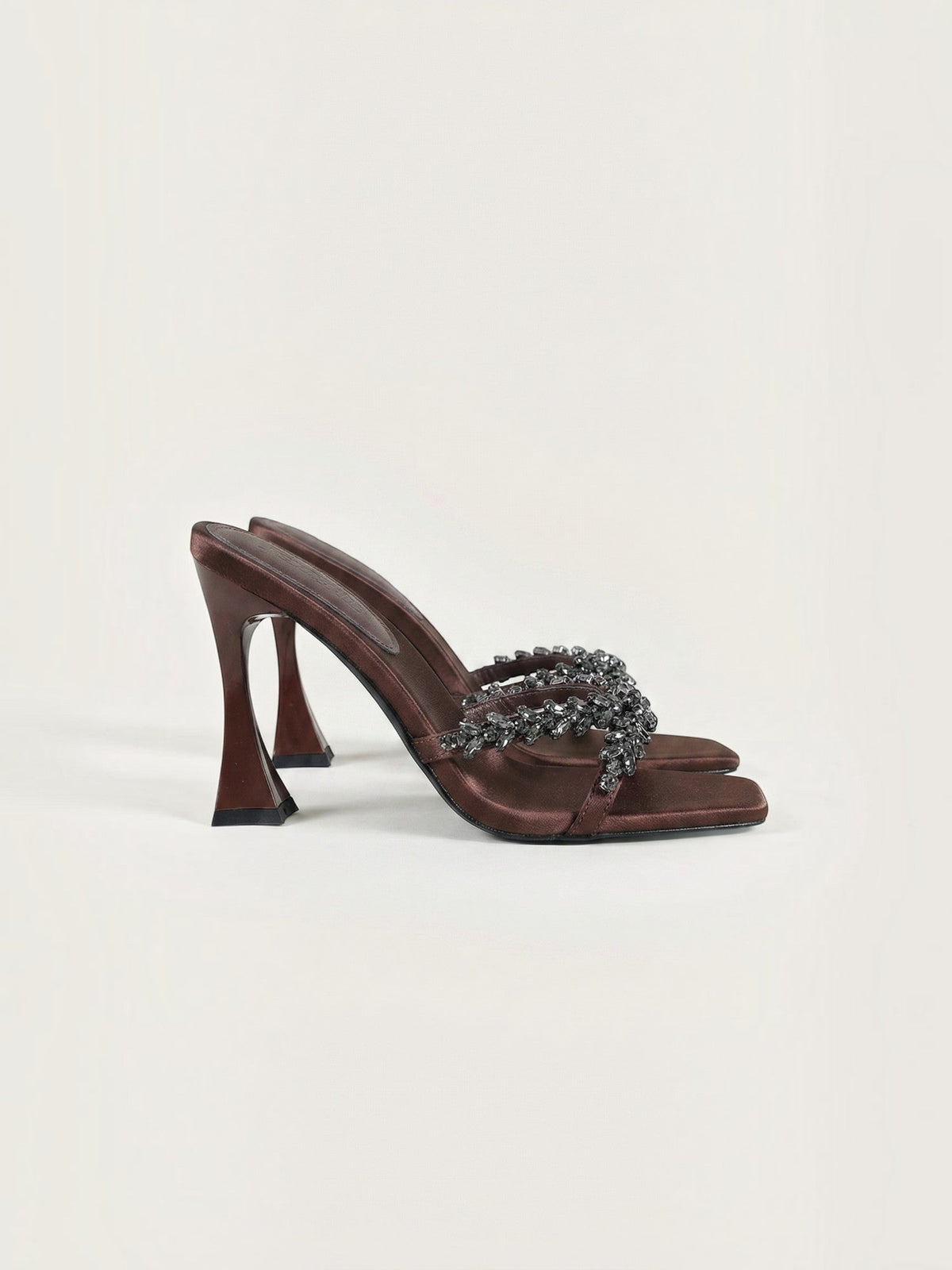 Jesselle Rhinestone Strap Stiletto Mules
