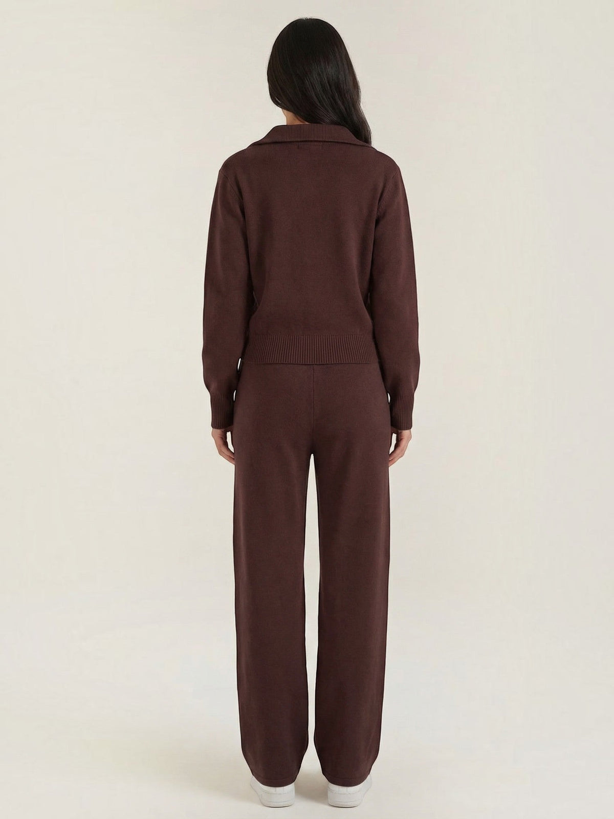 Katherine Zip Cardigan and Wide Pants Co Ord Set