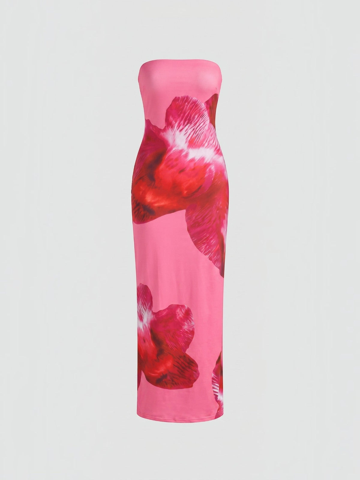 Dena Strapless Floral Bandeau Maxi Dress