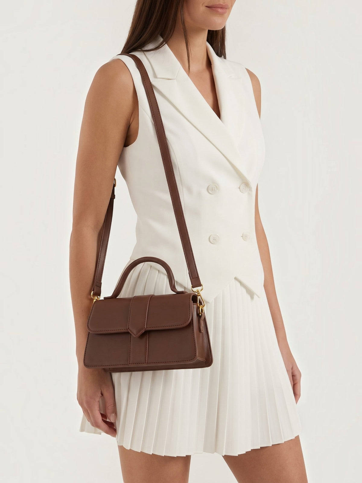 Clarina Flap Top Handle Bag