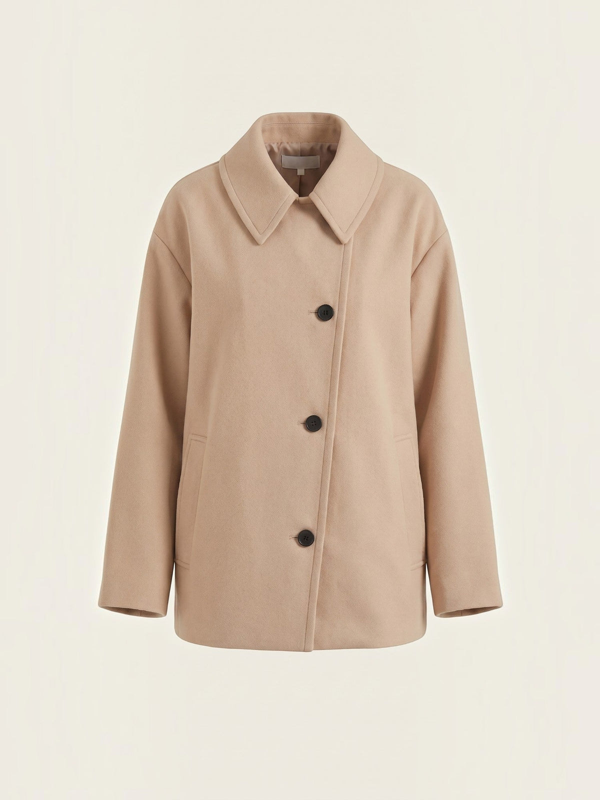 Amanda Button Front Short Coat