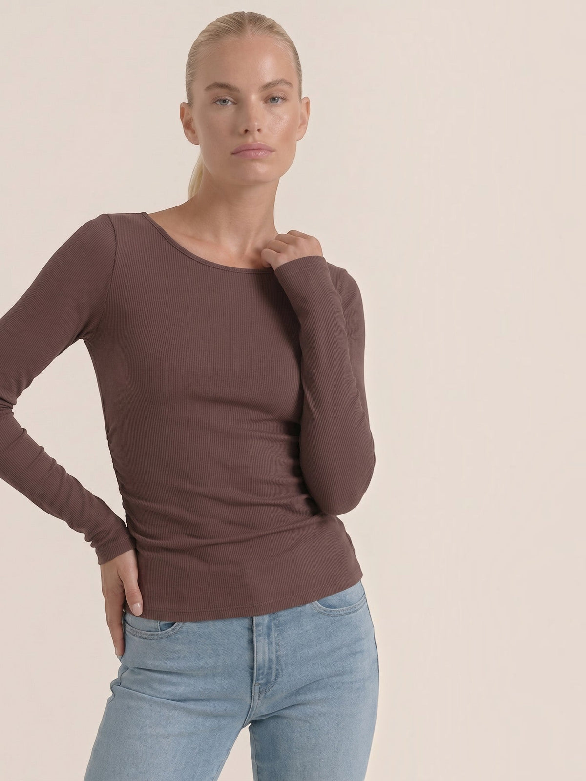 Leona Flared Trumpet Sleeve Top