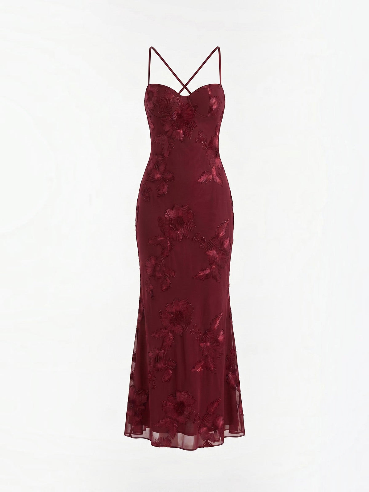 Chantal Floral Corset Style Maxi Dress