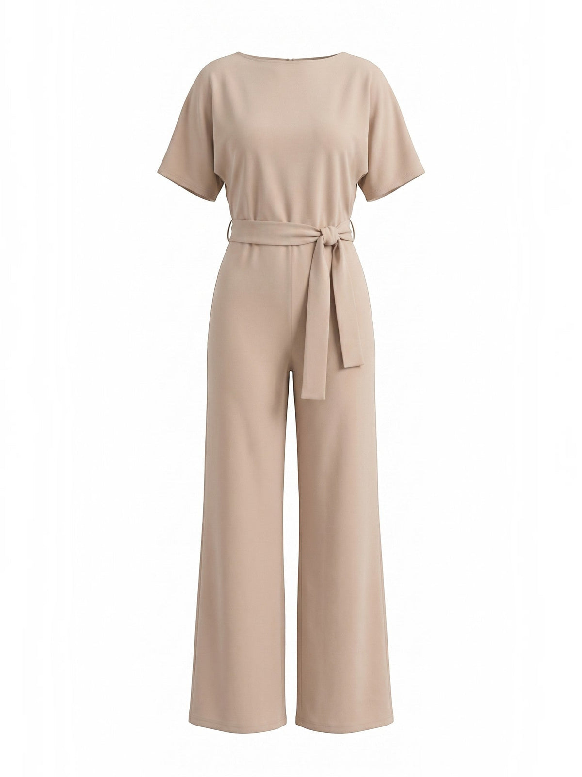 Madeline Batwing Sleeve Belted Jumpsuit