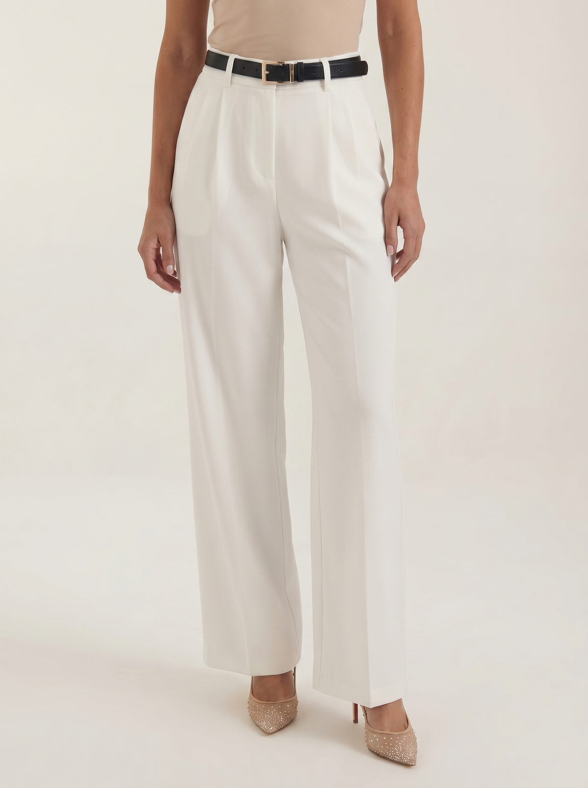 Claire High Waisted Straight Leg Pants