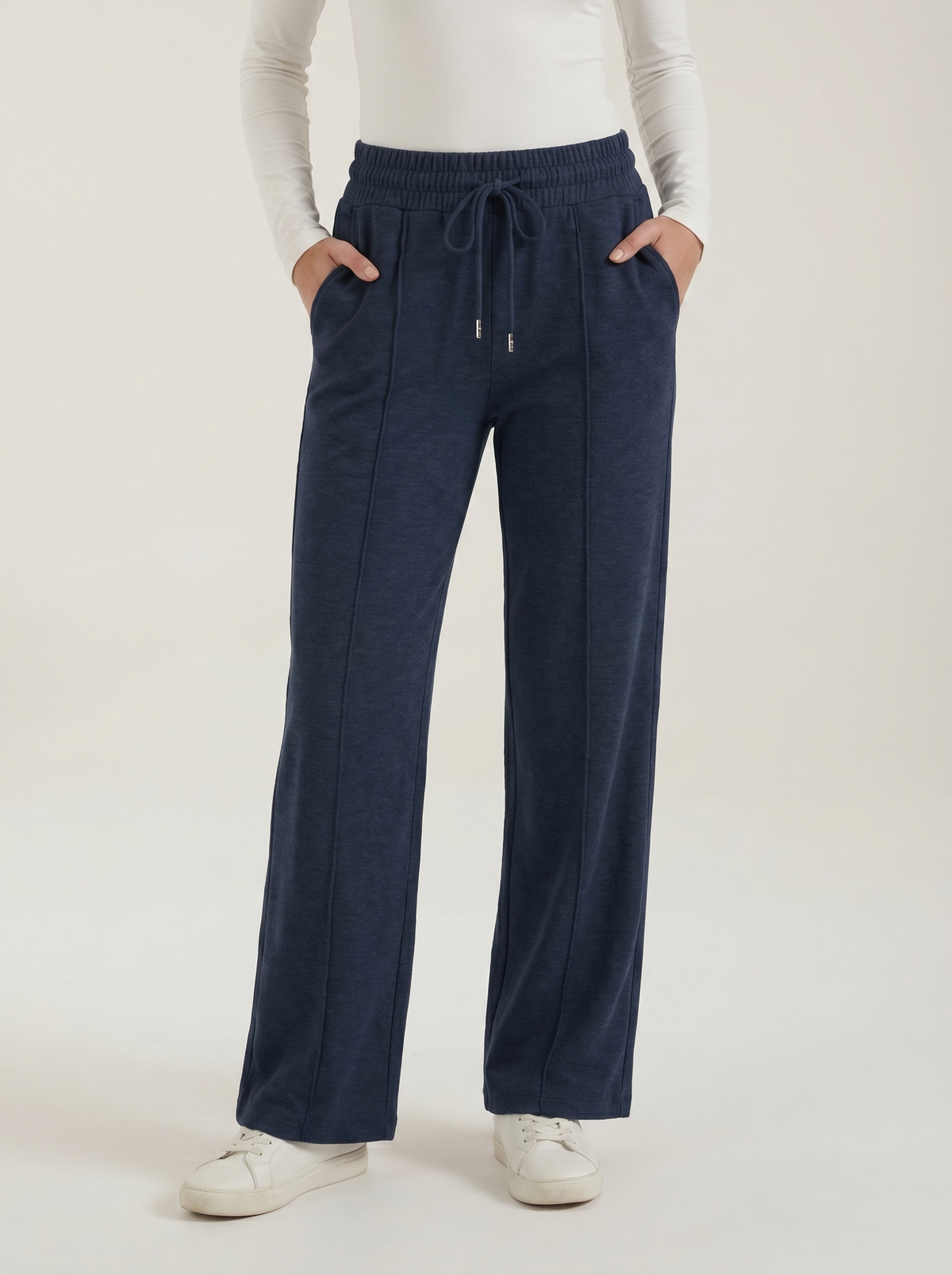 Ellie Wide Leg Elastic Waist Joggers