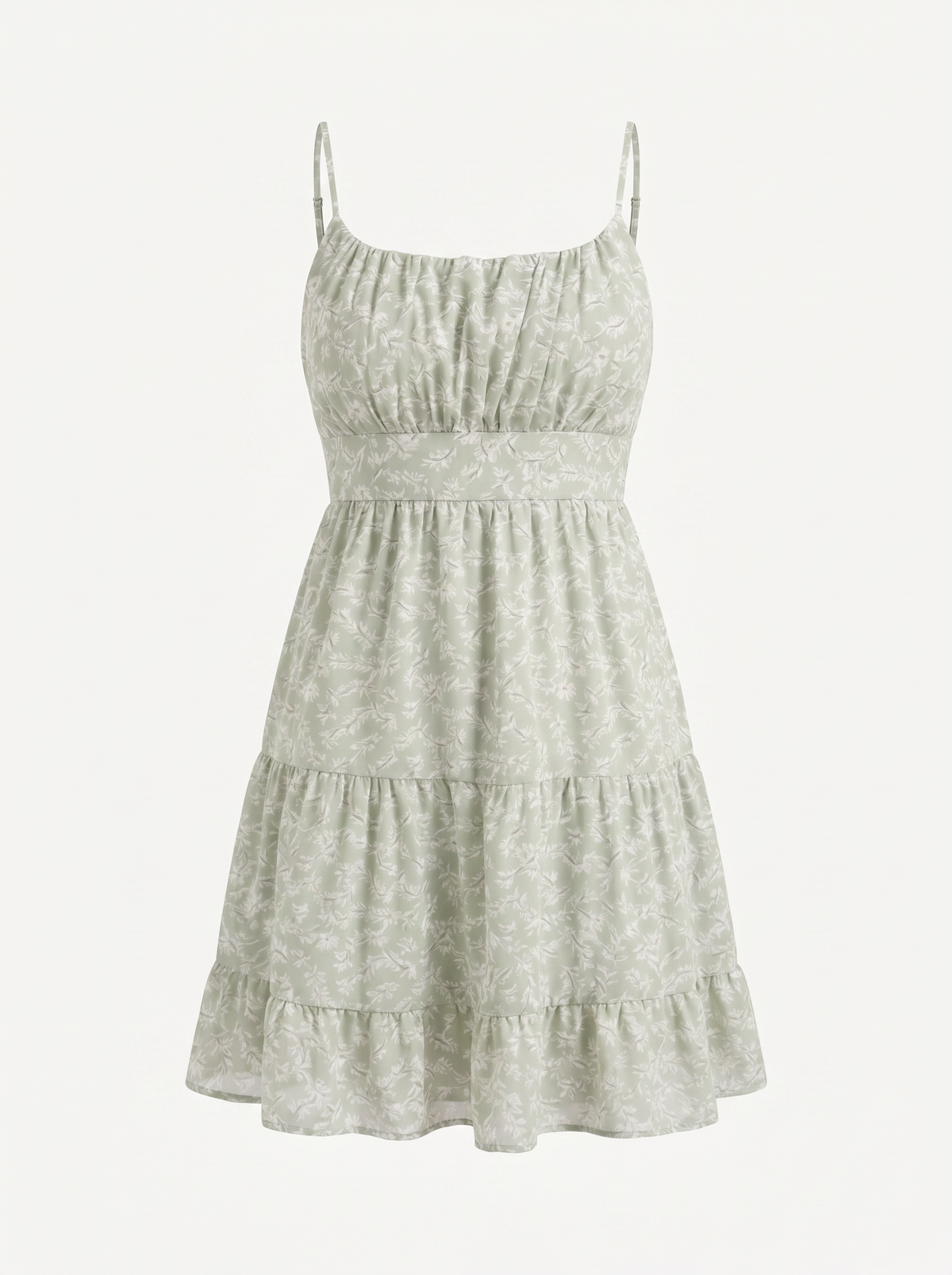 Kiana Floral Tiered Mini Dress
