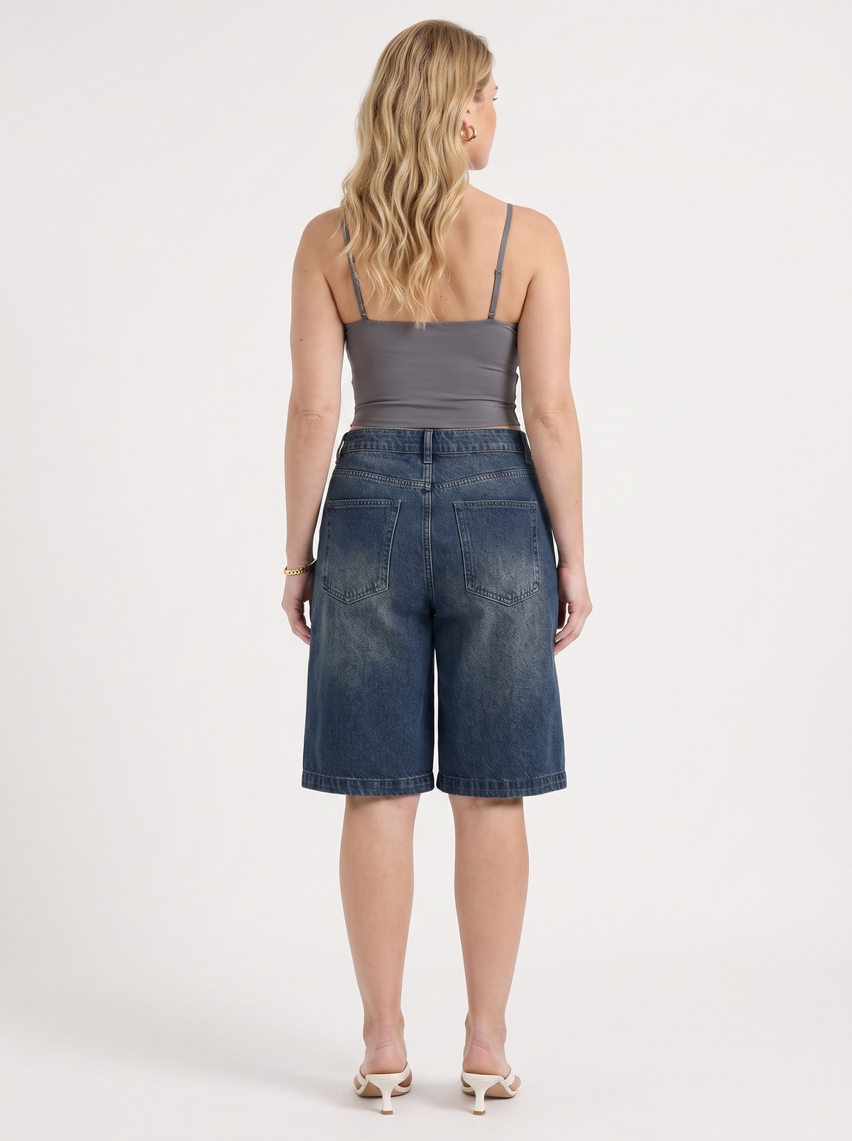 Caretta Denim Cargo Bermuda Shorts