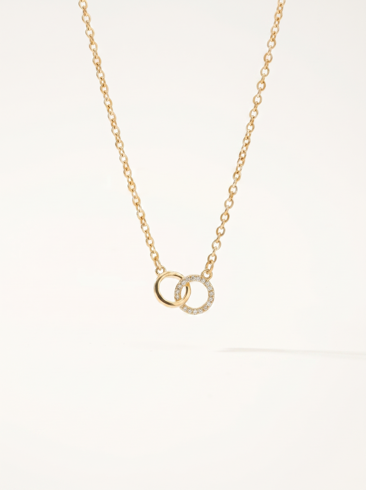 Brigitte Interlocking Circles Necklace