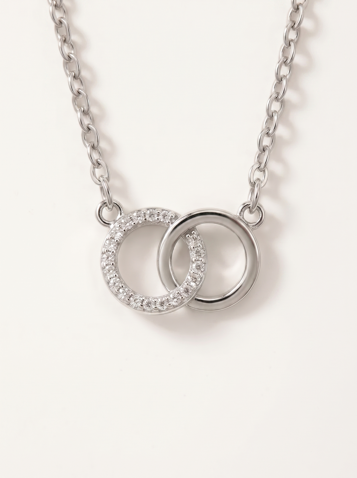Brigitte Interlocking Circles Necklace