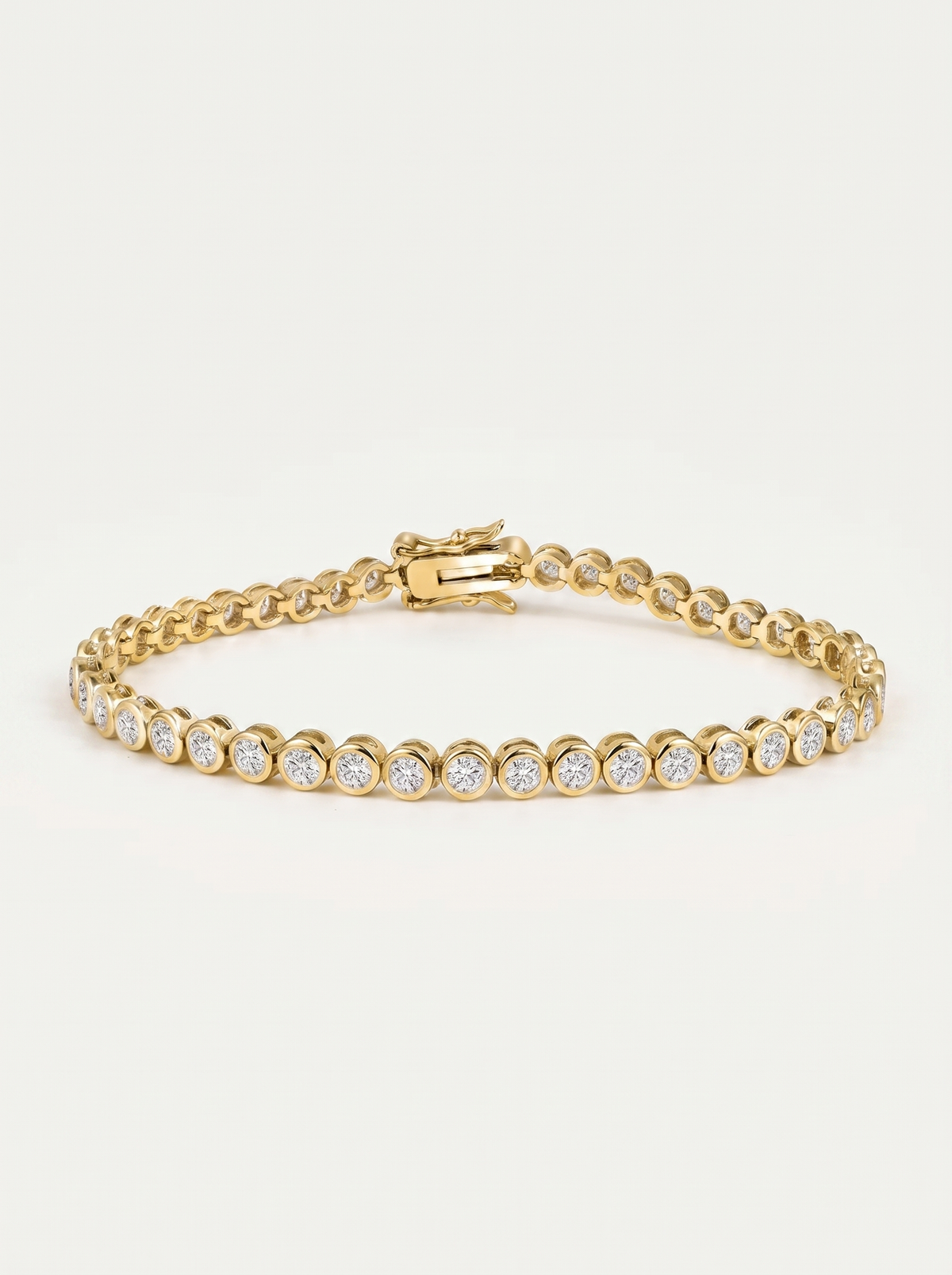 Ines Tennis Bracelet with Set Stones