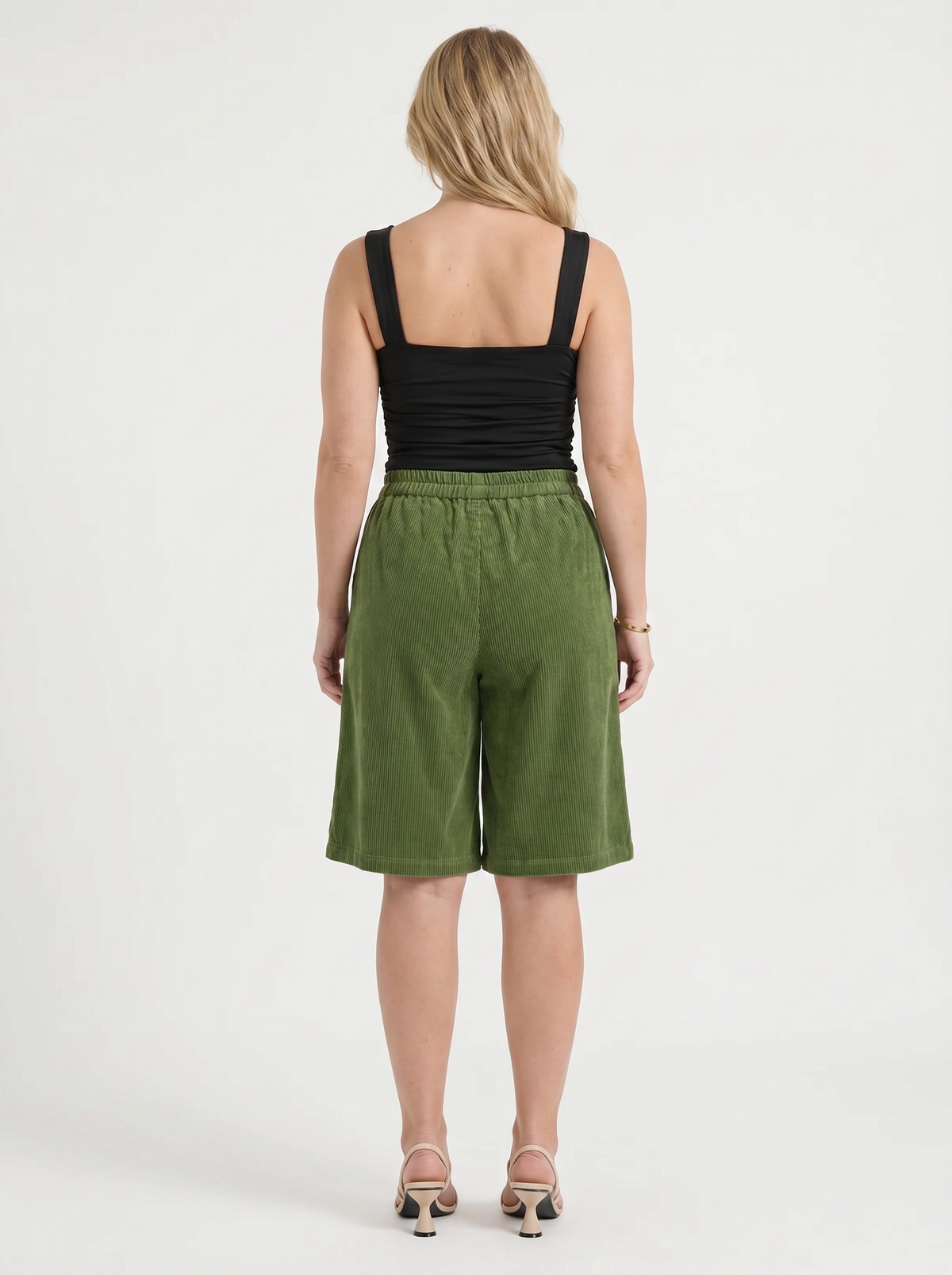 Lauren Wide Leg Corduroy Shorts