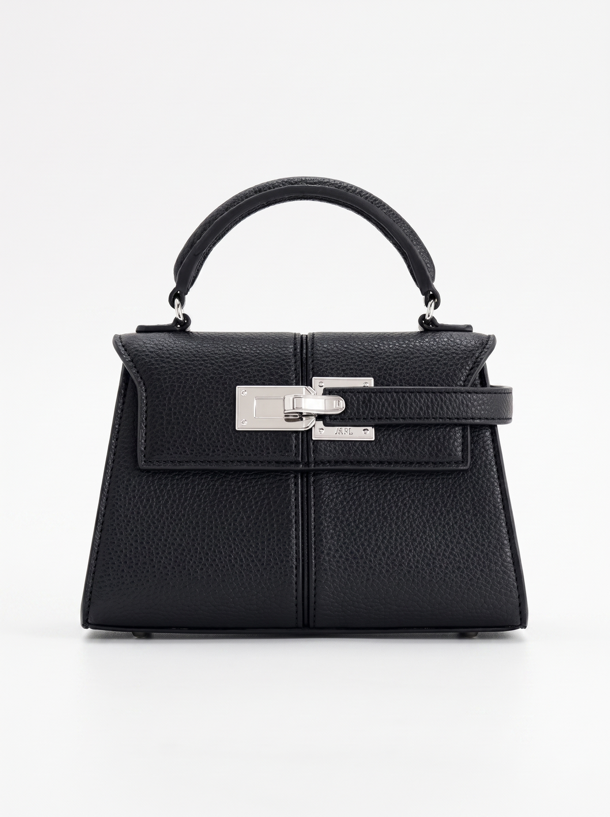 Claudia Turn Lock Top Handle Bag