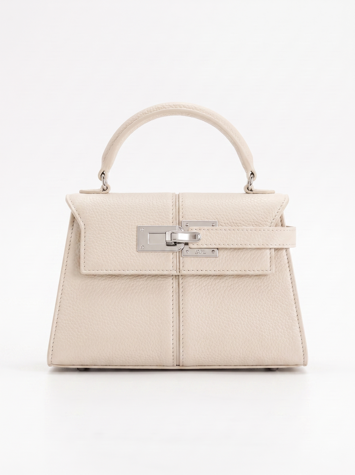 Claudia Turn Lock Top Handle Bag