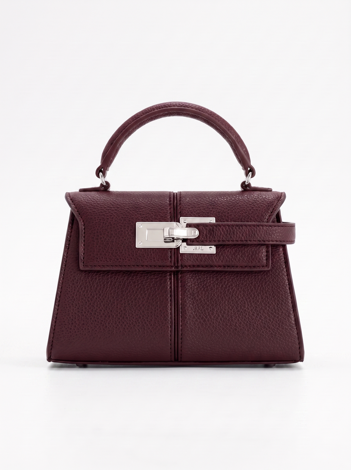 Claudia Turn Lock Top Handle Bag