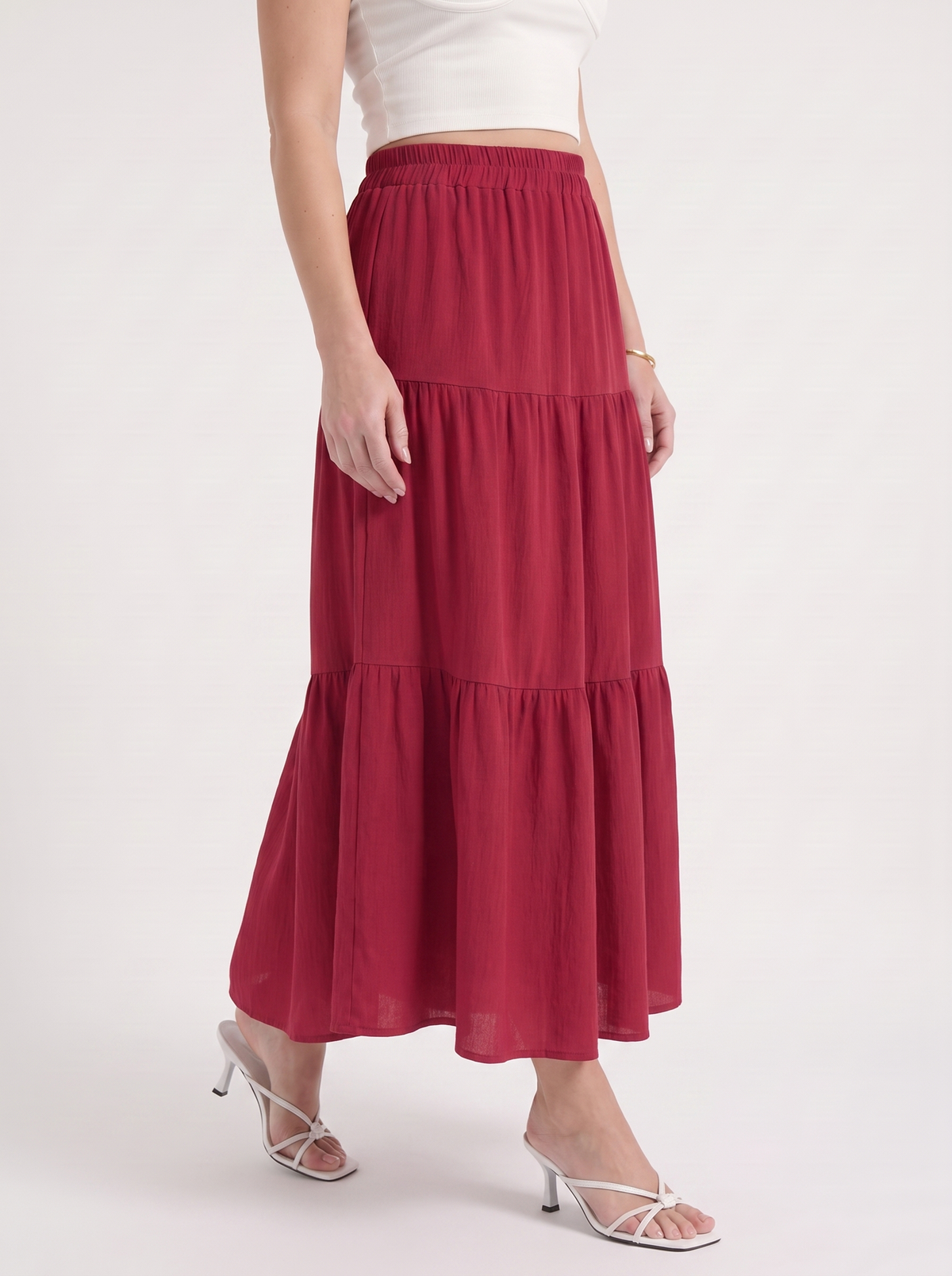 Agatha Tiered Maxi Skirt